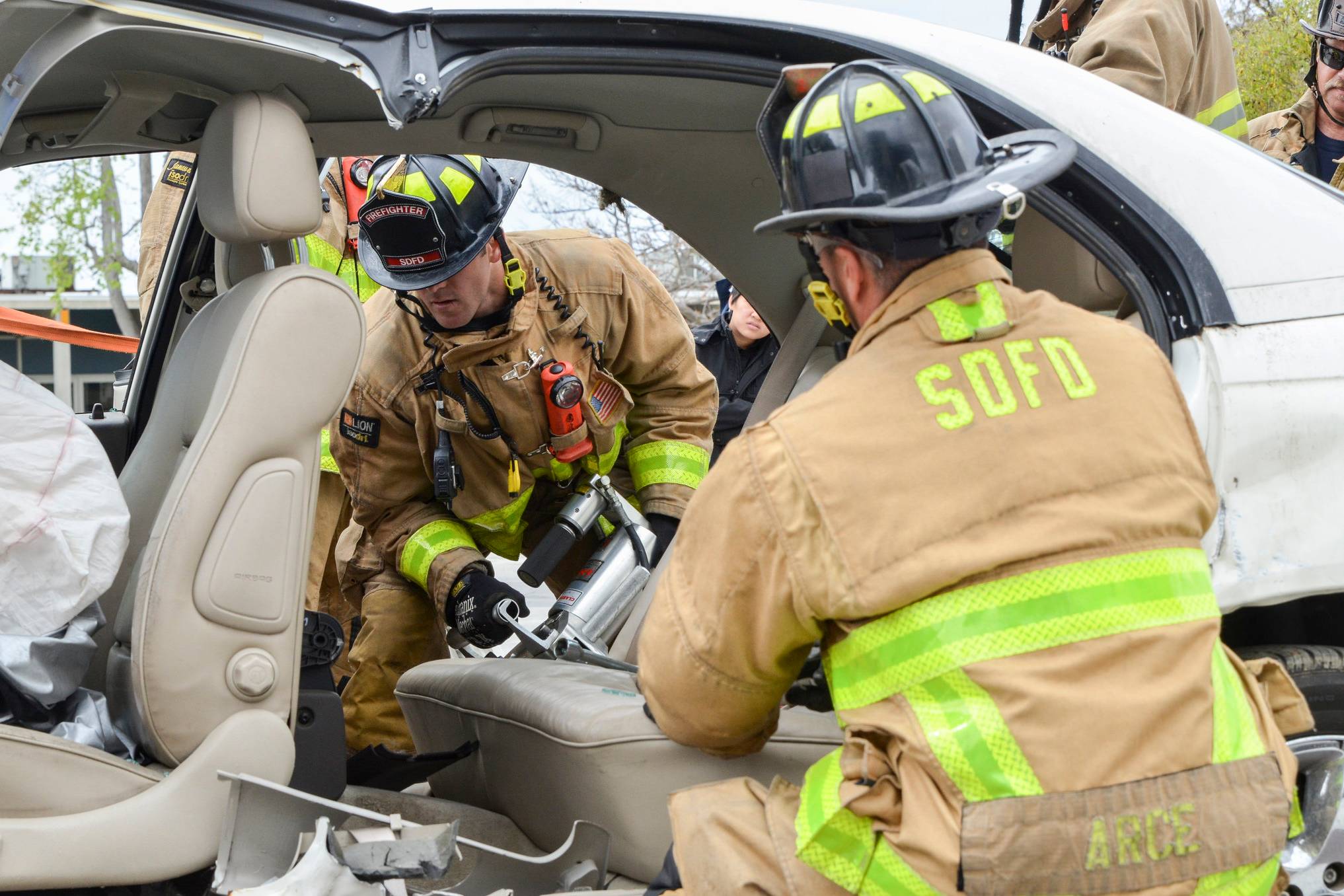 Death Experience – an annual campus event organized by Student Health Services that aims to prevent distracted, drugged and drunk driving – returned to San Diego Mesa College on Wednesday, March 22 in the LRC Quad.