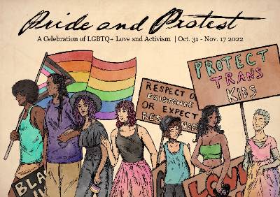 flyer for Pride and Protest
