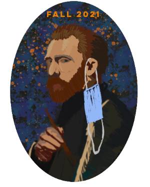 flyer for Fall 2021 Student Art Exhibition.